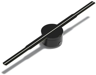Proiettore olografico 3D Ventilatore da parete Wifi LED Player Segno Lampada olografica Display pubblicitario remoto Immagine Video Display LED Esposizione pubblicitaria del festival