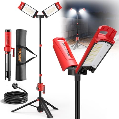 Foco LED con trípode