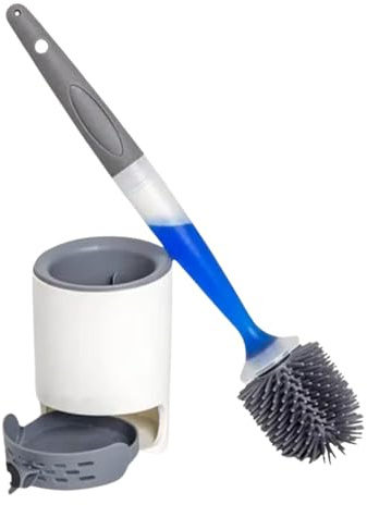 **Nueva** ESCOBILLA DE BAÑO con DISPENSADOR Incluido