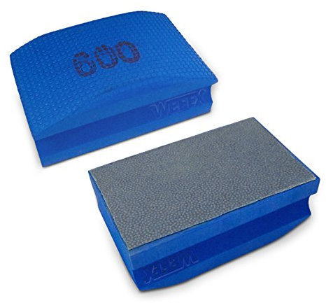 WEFEX Diamant-Handschleifpad Körnung 600 für Granit, Natursteine, Kunststeine, Marmor, Glas, Keramik