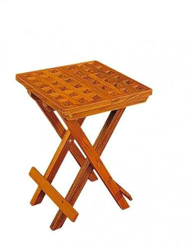Arc Hocker Teak 30 x 30 x 45 cm