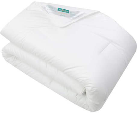 ZOLLNER Bettdecke in 135x200 cm - atmungsaktive und hautfreundliche Decke mit Karosteppung - Made in Europe - waschbar bis 60°C - Hotelqualität - Oeko Tex® Zertifiziert