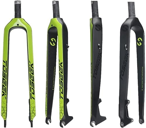 STRTG Carbongabel Straight Tube Fahrradgabel Hard Carbon MTB Gabel 26/27,5/29 Zoll Vorderradgabel für Fahrrad Leichte Fahrradgabel A,26inch