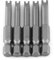 Cacciavite per Siedle Citofono U Bit 5 Pz S2 Lega di Acciaio 50mm di Lunghezza 1 4 Hex Mano e Strumenti Elettrici Stinco a Forma di U Set di Pezzi per Cacciaviti Magnatici