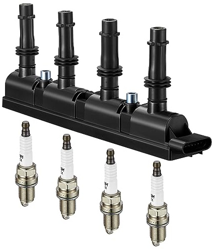 BDFHYK Ignition Coil Pack UF669 and Iridium Spark Plug XP3922 Compatible with Chevy Cruze 2011-2015 Chevrolet Trax Buick Encore 2013-2021 Chevy Sonic 2012-2020 Chevy Oem Coil Pack 1.4L l4 Set of 5