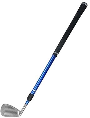 Ronyme Cippatrice da Golf con Cuneo da Golf con Scala in Lega di Zinco, Lunghezza Regolabile, Mazza da Golf telescopica per Principianti, Donne, Uomini, Blu