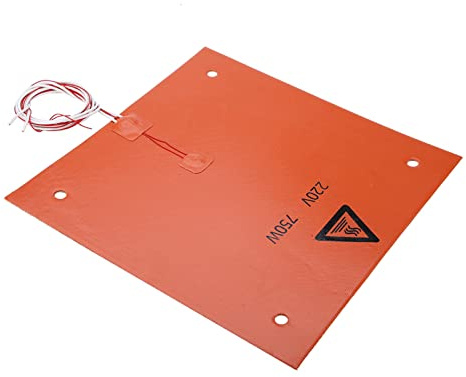 VGEBY 3D-Druckerzubehör Silikon-Heizbett-Heizkissenv (220V 750W 310 * 310mm (gestanzt))