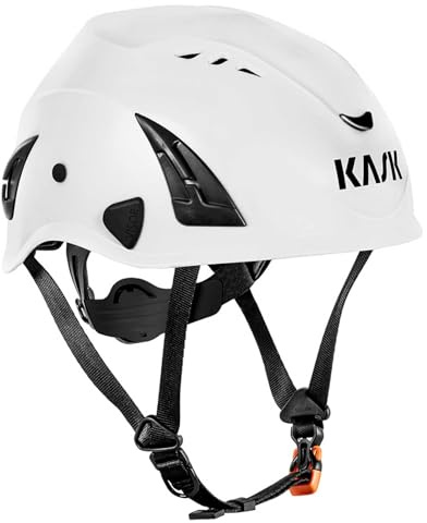 KASK Schutzhelm Superplasma HP, Industrieschutzhelm nach EN14052, verbesserter Aufprallschutz, Drehrad 51-63cm, Farbe:weiß