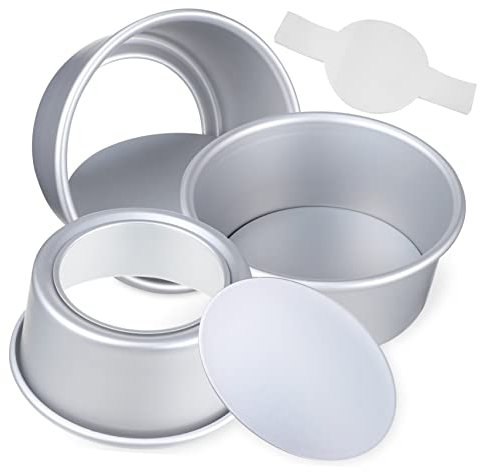 Alipis Moldes para Pasteles Redondos de Papel de Hornear Moldes para Hornear Bizcochos para Hacer Tartas y Bizcochos