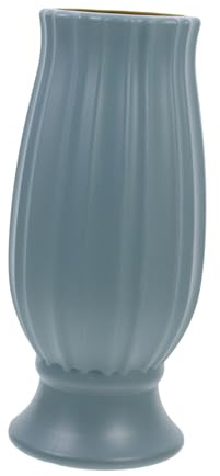 Vase de Cimetière Décoratif pour Fleurs, PE Vert Clair | Décoration de Tombe, Usage Pelouse et Sépulture, Forme Facile à Ajuster, Installation Rapide