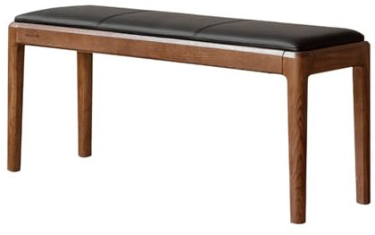 ZYZSY Pu Leder Bezug für Esszimmerbank, Stretch Dining Bench Cover, Esstischbank Holzbank Massiv ohne Lehne, für Esszimmer, Flur, Garderobe mit Massivholzbeinen(Brown,140 * 35cm/55 * 14in)