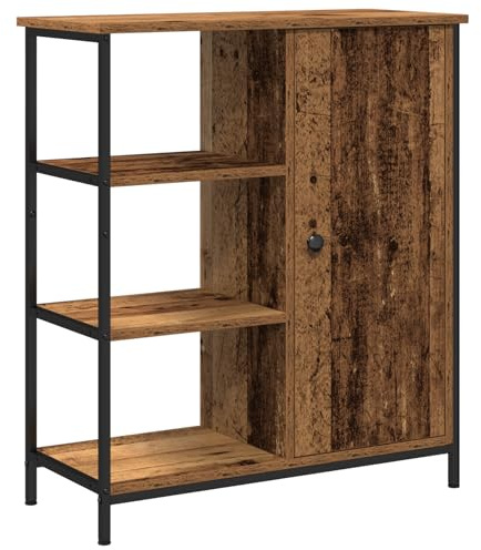 ULUYYUC Mobile da Bagno Mobile Cucina Salvaspazio Mobiletto da Esterno Credenze Cucina - Credenza in Legno Vecchio 70x30x80 cm in Legno Ingegnerizzato per Ingresso Corridoio Camera Da Letto
