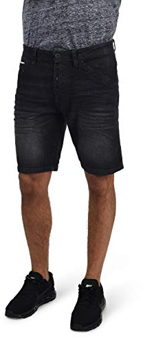 Indicode Alessio herr jeans shorts kort denim byxor med stretch normal passform