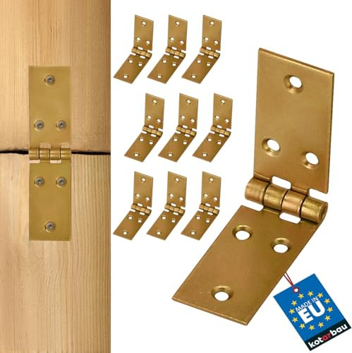 KOTARBAU Kistenband 10. Stk Gerollte Tischband Möbelscharniere Möbelband Verzinkt Torband Scharniere Türband Kistenband Schrankscharniere 100 x 25 mm