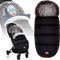 Winterfußsack mit Coralfleece/Fußsack für Kinderwagen/Buggy/Jogger/Atmungsaktiv/Kinderwagenfußsack 9-24 Monate