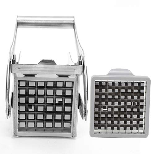 Cortador de patatas fritas Cortador de patatas de acero inoxidable Trituradora manual de verduras Máquina profesional de corte de patatas fritas Trituradora de patatas para el hogar Restaurante