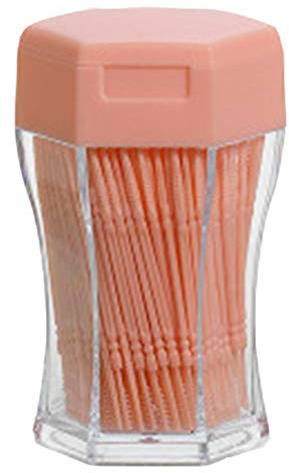 Ayrsjcl 200 Unids/Set Flosser Sticks Doble Cepillado Palillo Cepillo Cuidado Los Dientes Cuidado Los Dientes Floss Pick Fluir Naranja