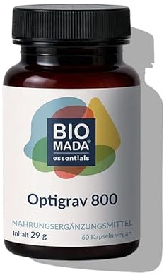 BIOMADA Optigrav 800 Mikronährstoffe für Kinderwunsch und Schwangerschaft 60 Kapseln vegan glutenfrei laktosefrei