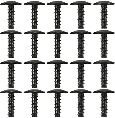 JNNJ 20PCS Pan Self Tapping Screws, Engine Under Cover Fender Liner Splash Guard Truss Head screws, Bumper Body Push Retainer Screw, Replace Car Accessories Compatible with N90775001