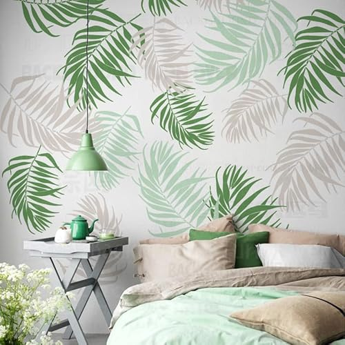 60 cm Tropic Feuille Paume Pochoir Pour Peindre Sur Mur Peinture Plâtre Modèle Artisanat Meubles Décoratifs Grand Lavage Réfrigérateurs Portable Machines