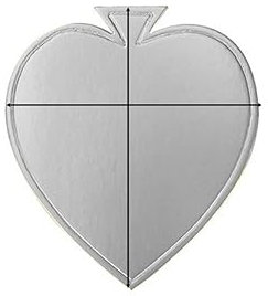 100 Platos Circulares rectangulares o Cuadrados para Tartas, Base de cartón Dorado, Tablas para Tartas, Bandeja expositora de postres, corazón Dorado