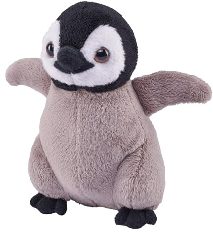 Wild Republic Pocketkins Eco Verspielter Pinguin, Plüschtier, 12 cm, Plüschspielzeug, Hergestellt aus recycelten Materialien, Umweltfreundlich