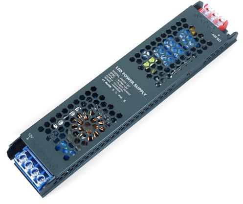 KSIBNW Transformador 220 V a 12 V 400 W LED Driver, fuente de alimentación conmutada 220 V AC a 12 V DC 33,3 A ultra delgado