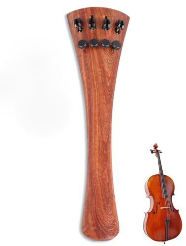 4/4-Cello-Saitenhalter, Redwood-Cello-Saitenhalter, Saitenhalter, Rutschfester Cello-Saitenhalter, Timbre Erzeugend, Klassischer Cello-Saitenhalter