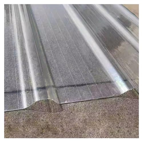 Transparente Dachplatte,1,5 mm dicke Tageslichtplatte aus glasfaserverstärktem Kunststoff (GFK), wasser-, UV- und staubdichte Tageslichtplatten, for Garagen-Carports(Color:16pcs,Size:0.9*1.8m/35*71in)