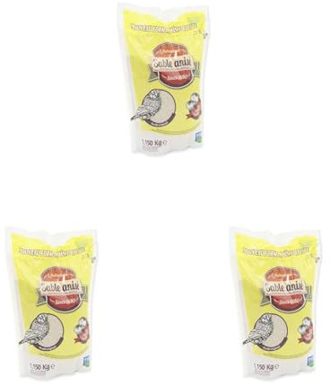 Tyrol | Sable Anisé pour Oiseaux Domestiques | Pour Cage à Oiseau | Apports en Phosphate, Iode et Calcium | Hygiène, Bien-Être et Digestion des Graines | Facile à Utiliser | 1 Sac de 1,150 Kg