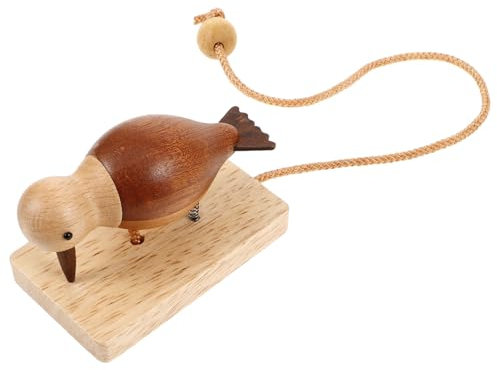 Cabilock Vintage Wooden Door Knocker, Decorative Hanging Door Bell for Home and Commercial Settings, Built to Last, Rustic Entryway Ornament for Daily Use