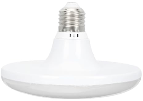 KONTONTY Lampadina LED a Disco Volante E27 50W 220V 1920 Lm IP20 1 Pezzo | Copertura Pc Traslucida, Corpo Ispessito Termoconduttivo, Cri 80, Fattore Potenza 0, 6, Campeggio Esterno