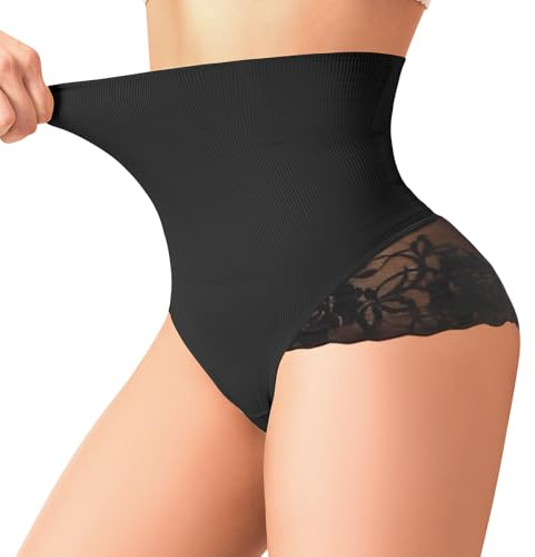 Kitfore Bauchweg Unterhose Damen Shapewear Hoher Taille Miederslip Miederhose Nahtlose Body Shaper Unterwäsche