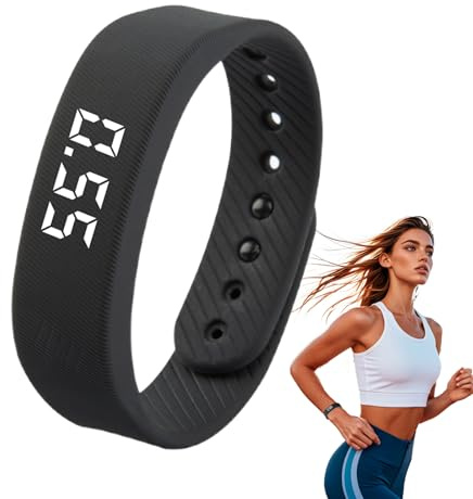 SEESUNO Digital Pedometer Watch, No Bluetooth Fitness Step Counter Watch for Running, Walking, Climbing