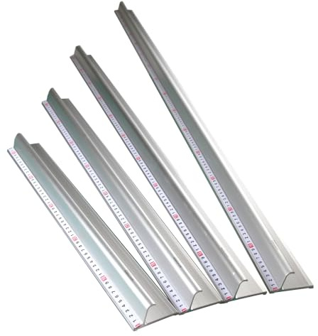 Snyderline Profi Skärlinjal Zero 150 cm Aluminium med Stålkant, Skala från 0