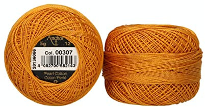 Anchor Perlgarn 12, 4596012-00307, Farbe:307, Stickgarne
