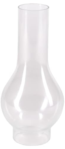 Abat-jour de lampe à pétrole, diamètre : 66 mm, verre de rechange E27, transparent
