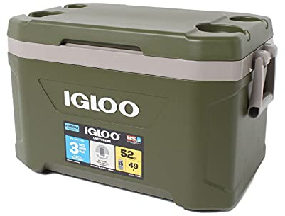 Igloo Sportsman Latitude 52 60367 - Nevera portátil (aprox. 49 L), color verde
