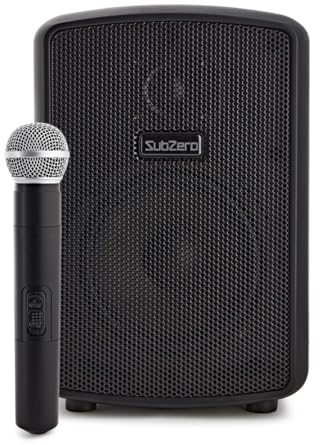 SubZero P6 Portable PA Speaker with Bluetooth & Wireless Mic