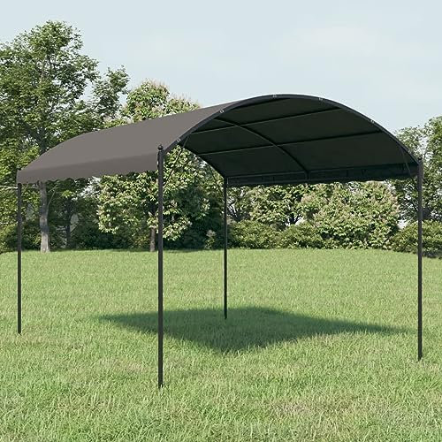 Tenda Garage Tenda per Feste Gazebo da giardino Tendalino Parasole 3x4 m AntraciteAdatto per Giardino Esterno terrazza