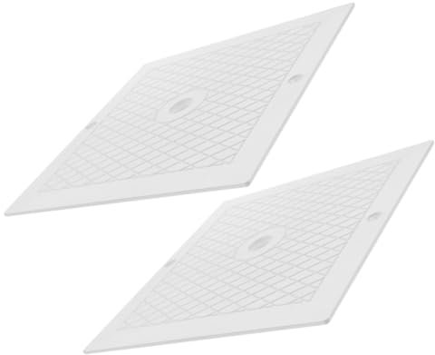Happyyami 2 Pièces Couverture De Skimmer De Piscine Couvercle Décumoire pour Piscine Accessoire De Couverture De Pont De Skimmer Couverture De Pont Décumoire Gaï Gaï Blanche X10 Gonflable PP