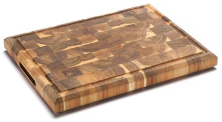 iWerk® – Küchenblock aus Hirnholz 34 × 24,5 cm | Hochwertiges Massivholz | Metzgerblock aus nachhaltigem Akazienholz | Geölte Schneidebretter aus Holz für Küche & Gastro entdecken