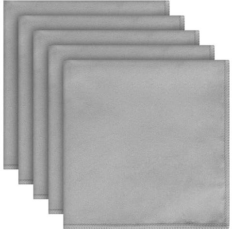 EEEKit Pañuelos Absorbentes de Sudor, 5 Pañuelos Deportivos de Microfibra para Hombres para Absorber el Sudor de las Manos, la Cara y el Cuerpo, 30×30CM