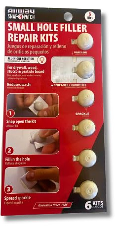 Wall Repair Kit, Small Hole Filler for Interior Decorating, Home Repair Tool