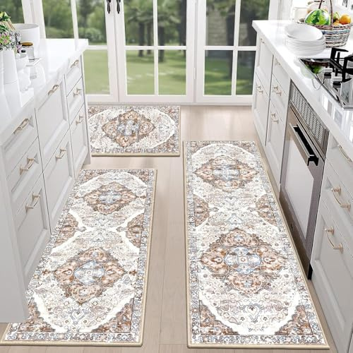 Alfombra de cocina genérica para el suelo, alfombra boho para casa, conjunto grueso y cómodo para sala de estar, dormitorio y entrada