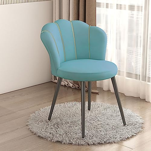 Taburete de maquillaje con respaldo para sala de maquillaje, elegante silla de tocador para dormitorio y sala de estar, cómodo asiento cosmético, diseño moderno
