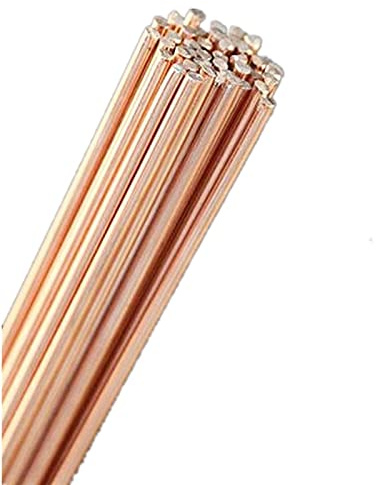 1 kg fosforkopparbelagd elektrod 500 mm Inget flussmedel behövs for smidig svetsning av kopparrör/kylskåp/gaskonditioneringsapparater(2.0mm)
