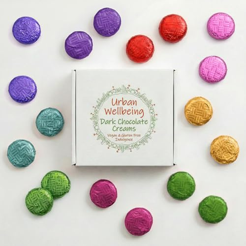 Dark Chocolate Enrobed Fondant Creams - 18 Vegan Dairy & Gluten Free Chocolates From The Urban Wellbeing Gift Store - 9 Favourites