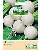 Turnip Snowball Seeds by Country Value. Average 1000 Seeds