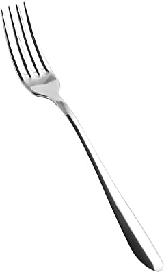 Salvinelli Fast Forchettone da Cucina Acciaio Inox 18/10, Forchetta Grande da Cucina Spessore 2,5 mm, Made in Italy, Finitura lucida